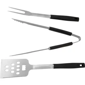   Strend Pro Grill 3db-os készlet grillezéshez és sütéshez - fekete