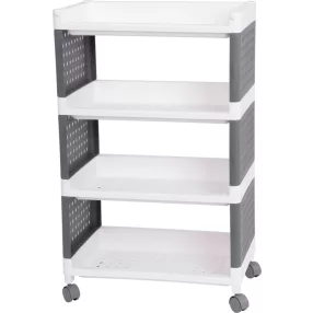  MagicHome Rolly 4 polcos műanyag tároló, 49 x 29 x 75,5 cm