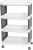 MagicHome Rolly 4 polcos műanyag tároló, 49 x 29 x 75,5 cm