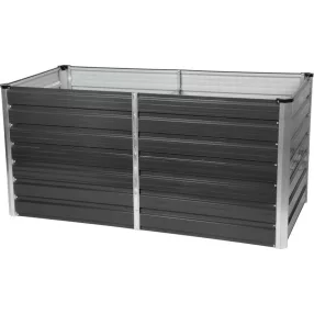   Magaságyás, Strend Pro Garden, 80 x 160 x 77 cm, fém, 0,5 mm vastag, nyitott aljú, korrózióvédelemmel, extra erős, megerősített