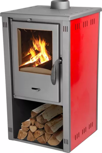 Strend Pro Thalia Pella S kályha, piros, 5,4 kW