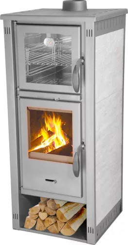 Strend Pro Thalia Pella SG Ceramic kályha sütővel, fehér, 5,4 kW