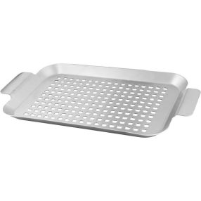 Strend Pro Grill rozsdamentes grilltálca - 34x18,5x2cm