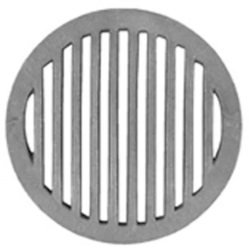 Rostély, Strend Pro, 19 cm, kerek, sötétszürke, öntöttvas, tűzhelyhez és kályhához, hőálló, karcálló