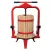 Gyümölcsprés, Strend Pro Garden Harvester CFP18, 18 l, 54 x 37,5 x 78/119 cm, keretes, fa, csavarnyomásos, lépréseléshez
