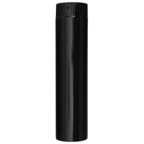   Zománcozott füstcső, barna, 50 cm / 120 mm, tartós és megbízható, fűtéshez és szellőzéshez, hatékony hő- és légvezetéshez