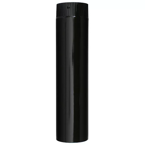 Zománcozott füstcső, barna, 50 cm / 120 mm, tartós és megbízható, fűtéshez és szellőzéshez, hatékony hő- és légvezetéshez