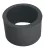 Füstcső szűkítő, V.A.P.K. HS 160/150/1,5, fekete, 160 mm - 150 mm, DC01 acéllemez, lemezvastagság: 1,5 mm, kerámia kéményhez