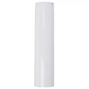   Zománcozott füstcső, fehér, 50 cm / 120 mm, tartós és megbízható, fűtéshez és szellőzéshez, hatékony hő- és légvezetéshez