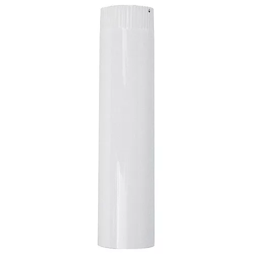 Zománcozott füstcső, fehér, 50 cm / 120 mm, tartós és megbízható, fűtéshez és szellőzéshez, hatékony hő- és légvezetéshez