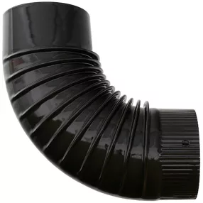   Zománcozott füstcső könyök, Strend Pro Smalt, barna, 120 mm / 90°, kályhákhoz és kandallókhoz