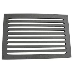   Rostély, Strend Pro, 31,5 x 21 x 1,5 cm, fekete, öntöttvas, kályhához, kemencéhez, kandallóhoz és sütőhöz, hőálló, karcálló