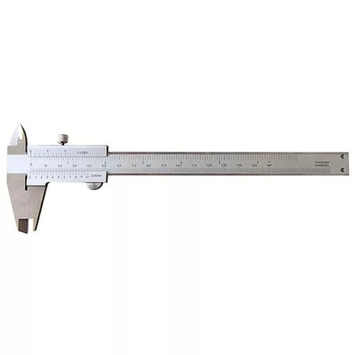 Tolómérő, Strend Pro Premium VC151, mechanikus, 0 - 150 mm mérési tartomány, 0,03 mm pontosság, belső és külső átmérők mérésére