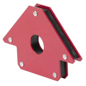   Hegesztő mágnes, Strend Pro QJ6003, piros, 13,6 x 13,6 cm, 30 kg teherbírás, 45°, 90°, 135° szögtartáshoz