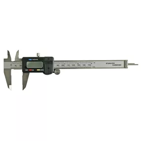   Tolómérő, Strend Pro DVC75, digitális, 0 - 150 mm mérési tartomány, 0,01 mm pontosság, belső és külső átmérők mérésére, elemes (1,5 V)