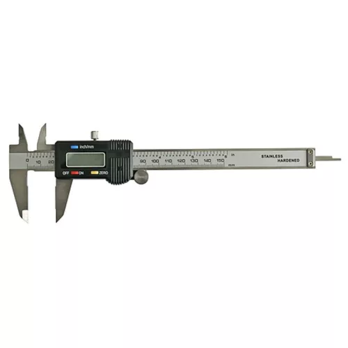 Tolómérő, Strend Pro DVC75, digitális, 0 - 150 mm mérési tartomány, 0,01 mm pontosság, belső és külső átmérők mérésére, elemes (1,5 V)