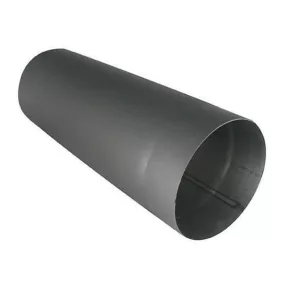   Füstcső, V.A.P.K. HS 1000/200/1,5, fekete, 100 cm / 200 mm, DC01 acéllemez, vastagfalú, lemezvastagság: 1,5 mm