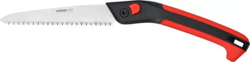 Kerti rókafarkú fűrész, Strend Pro Premium, 23,7 cm, edzett acél penge, háromszorosan élezett fogakkal, összecsukható