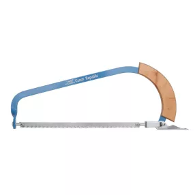   Keretes kerti fűrész, Pilana 5263, kék, 30 cm pengehossz, acél penge, acél keret, állítható vágási szög, cserélhető fűrészlap, fa fogantyú