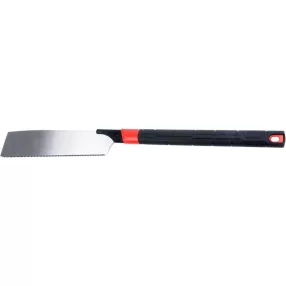   Japán húzófűrész, Strend Pro Garden, fekete, 26,5 cm pengehossz, acél penge, gumírozott fogantyú, finom vágásokhoz