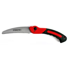   Kerti kézifűrész, Strend Pro Garden KT2009B, piros/fekete, 15 cm pengehossz, edzett acél penge, műanyag gumírozott fogantyú, összecsukható