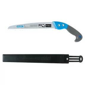   Kerti kézifűrész, Aquacraft 310090, szürke, 25 cm pengehossz, krómozott acél penge, műanyag gumírozott fogantyú, tokkal
