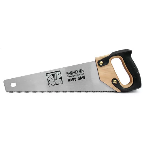 Kerti rókafarkú fűrész, Strend Pro Garden HSX-12 Shark, szürke, 50 cm pengehossz, acél penge, fa fogantyú, kétirányú vágás