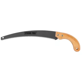   Kerti kézifűrész, Strend Pro Garden KT2179 Shark, szürke, 33 cm pengehossz, acél penge, fa fogantyú, cserélhető fűrészlap