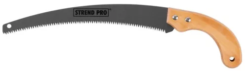 Kerti kézifűrész, Strend Pro Garden KT2179 Shark, szürke, 33 cm pengehossz, acél penge, fa fogantyú, cserélhető fűrészlap