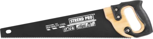 Kerti rókafarkú fűrész, Strend Pro Garden HST181, fekete, 45 cm pengehossz, teflonbevonatú acél penge, fa gumírozott fogantyú