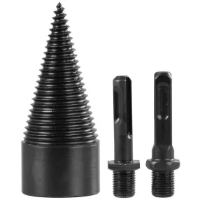   Fahasító kúp, Strend Pro, 42 mm, 2 db adapterrel (SDS Plus, 1/2" hatlap), keményfém acél, tartós, fához
