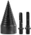 Fahasító kúp, Strend Pro, 50 mm, 2 db adapterrel (SDS Plus, 1/2" hatlap), keményfém acél, tartós, fához