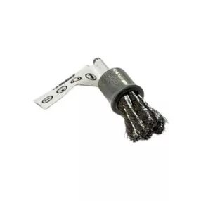   Sodrott drótkefe, Tyrolit 890652 52PDZ E0,25, 19 x 28-6 x 68 mm, rozsdamentes acél huzal
