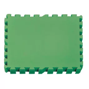 EVA medence szőnyeg, 500 x 500 x 4 mm, zöld, 9 db