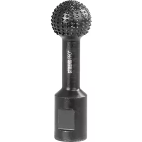   Reszelő, Strend Pro RSP41, fekete, 30 mm, sarokcsiszolóhoz, M14 menet, gömb alakú, faanyaghoz