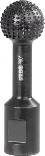 Reszelő, Strend Pro RSP41, fekete, 30 mm, sarokcsiszolóhoz, M14 menet, gömb alakú, faanyaghoz
