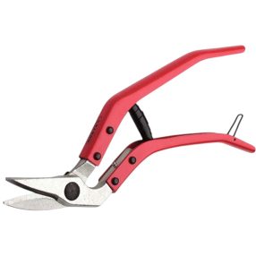   Lemezvágó olló, Rostex, piros, 300 mm, lemezekhez maximum 1,3 mm vastagságig