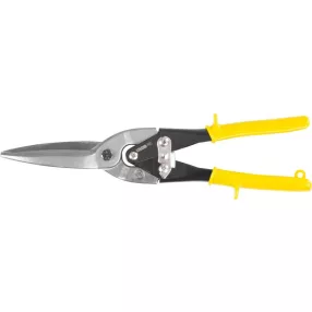   Lemezvágó olló, Strend Pro PL657, sárga/fekete, 300 mm, egyenes kivitel, hosszú, lemezekhez
