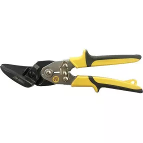   Lemezvágó olló, Strend Pro AS204, sárga/fekete, 250 mm, balos kivitel, lemezekhez maximum 1,2 mm vastagságig