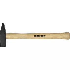   Lakatoskalapács, Strend Pro Industrial LH411, fekete, 5000 g, fa nyél, acél fej, lapos/hegyes