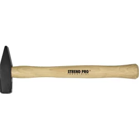   Lakatoskalapács, Strend Pro Industrial LH411, fekete, 800 g, fa nyél, acél fej, lapos/hegyes