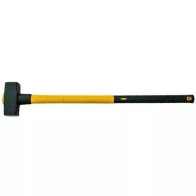   Bontókalapács, Strend Pro HS0531, sárga/fekete, 6000 g, üvegszálas nyél, acél fej, DIN 6475, lapos/lapos