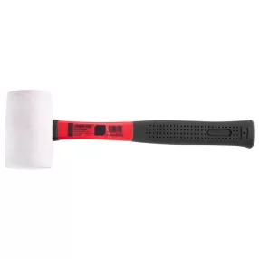   Gumikalapács, Strend Pro HM212, fehér, 900 g, fém nyél, gumi fej