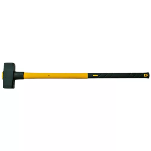 Bontókalapács, Strend Pro HS0531, sárga/fekete, 8000 g, üvegszálas nyél, acél fej, DIN 6475, lapos/lapos