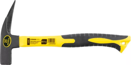 Ácskalapács, Strend Pro HM301, sárga/fekete, 600 g, üvegszálas nyél, acél fej