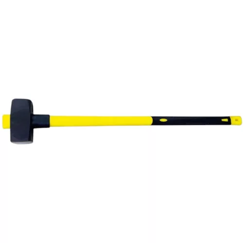 Bontókalapács, Strend Pro, sárga/fekete, 6000 g, üvegszálas nyél, acél fej, lapos/lapos