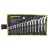 Csillag-villáskulcs-készlet, Strend Pro HR31585, ezüst, 16 részes, 8–24 mm, Cr-V
