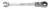 Racsnis csillag-villáskulcs, Whirlpower 1244-13 FlexiGear T72, ezüst, 16 mm, Cr-V, 180°-ban állítható fej