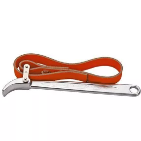   Szíjas olajszűrőkulcs, Strend Pro BW109B, ezüst/narancssárga, 225 mm, szíjmechanizmus