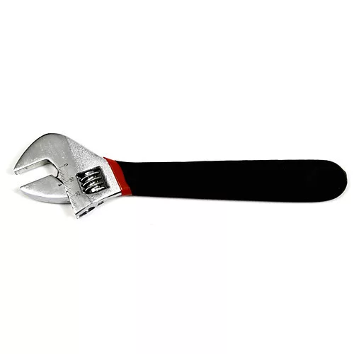 Állítható csavarkulcs, Strend Pro WRA-102, fekete/ezüst, 30 mm-ig állítható, 25 cm hossz, egyoldalas